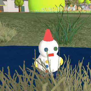 ゆきだるま川に